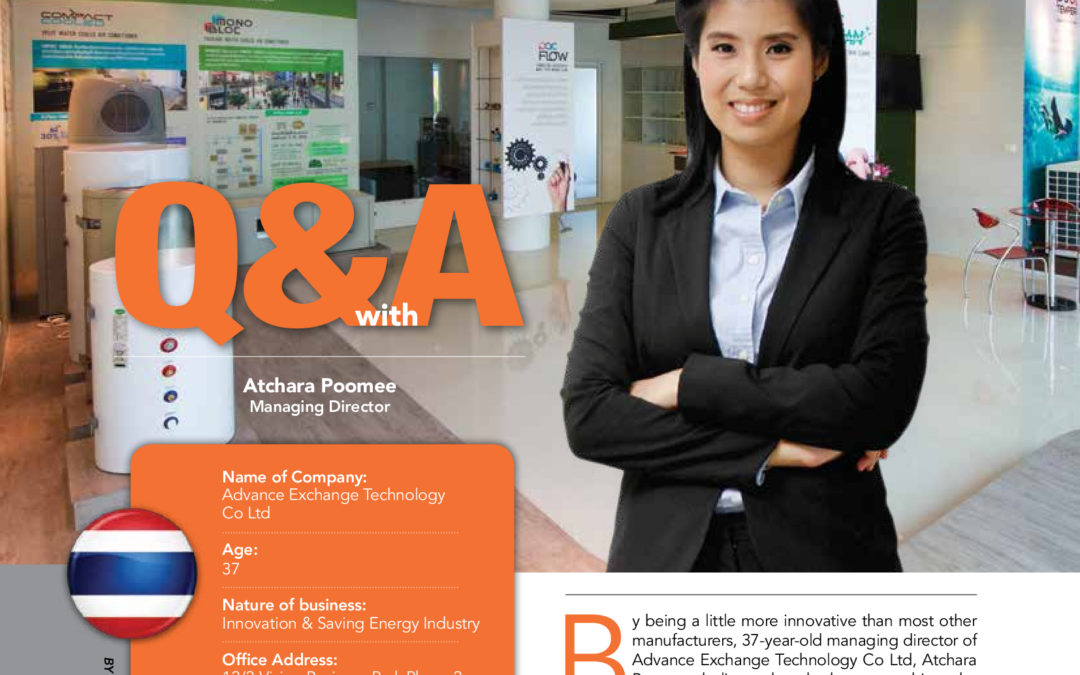 Ms. Atchara Poomee granted an interview to ASEAN Community of Entrepreneurs Magazine