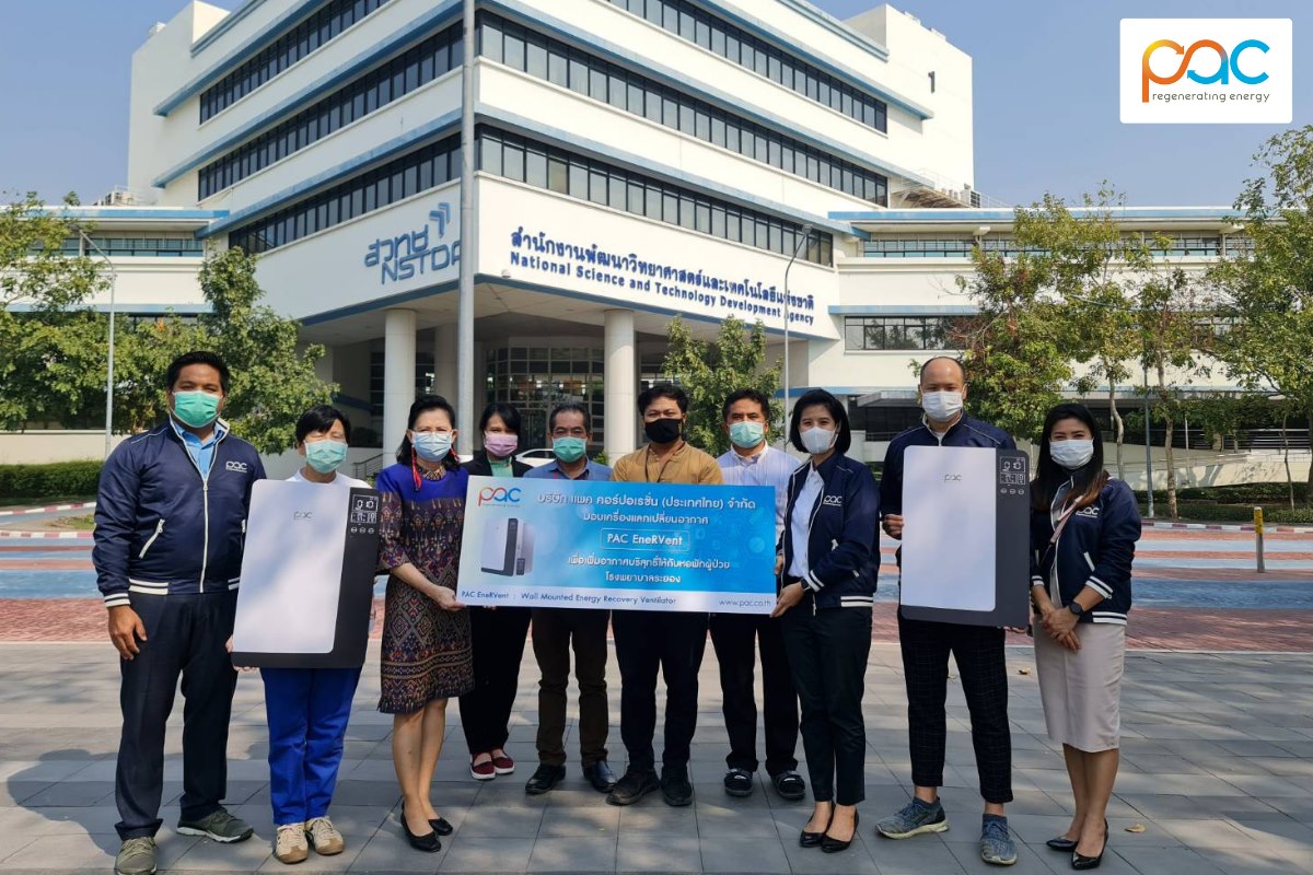 PAC donates PAC EneRVent energy recovery ventilators