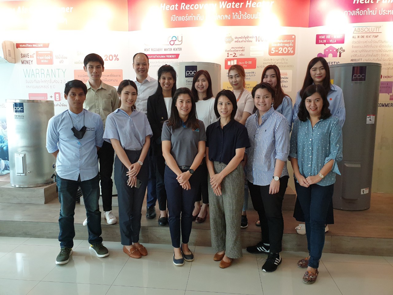 SCG visits to observe energy-saving hot water system innovations.